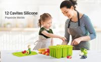 12 Piezas Molde De Helado De Silicona Ecológico Y Alimenticio Con 50 Palitos De Helado Herramientas Para Hacer Helado En Casa - details 0