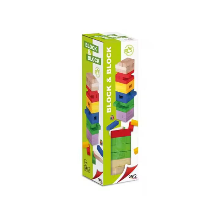 Cayro BLOCK & BLOCK BÁSICO COLORES CAY170 Juego de Mesa - 1