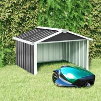 vidaXL Cobertizo para Cortacésped Acero Galvanizado Jardín Paito Cabaña Casata Color Verde,  Antracita,  Gris y mas - details 0