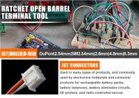 Juego De Herramientas De Prensa Para Terminales Dupont JST Ferrules No/Pre Aislados Conectores De Butt SN-58B 6 Mandíbulas Para Solar Y Coaxiales - details 1