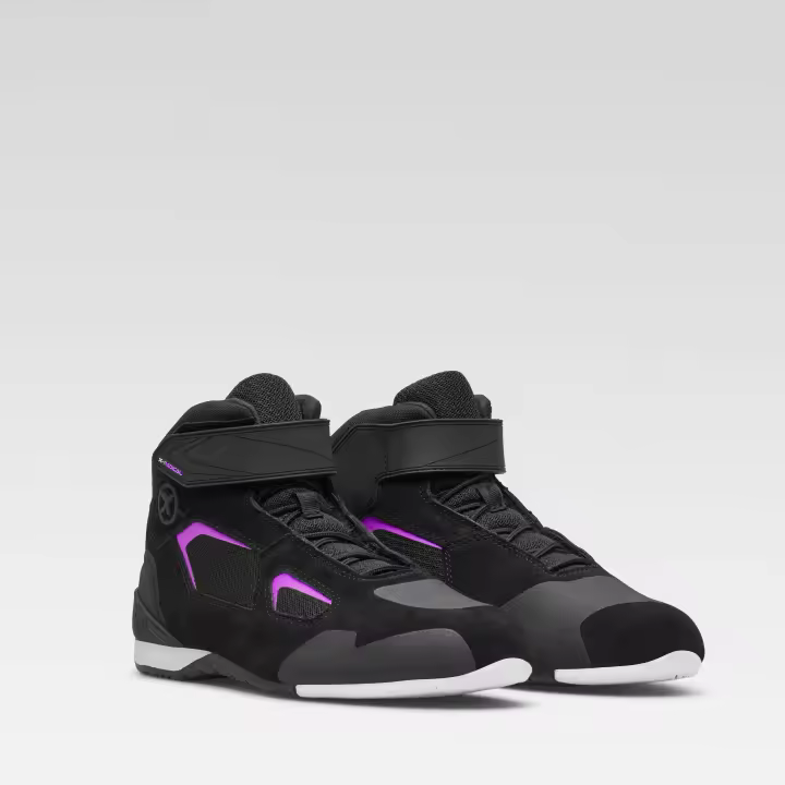 Botas Moto XPD X-Radical Lady Negro fucsia - 1