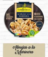 CARRETILLA Almejas a la Marinera 7 Unidades 350 GR Sin Gluten 100% Ingredientes Naturales Sin Conservadores Sin Azúcares Añadidos - details 0