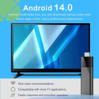 STICK TV Portátil Q12 Con Google Assistant Android 14 8K Video WiFi 2.4&5G Allwinner H313 Reproductor De Medios De Streaming Para TV - details 4