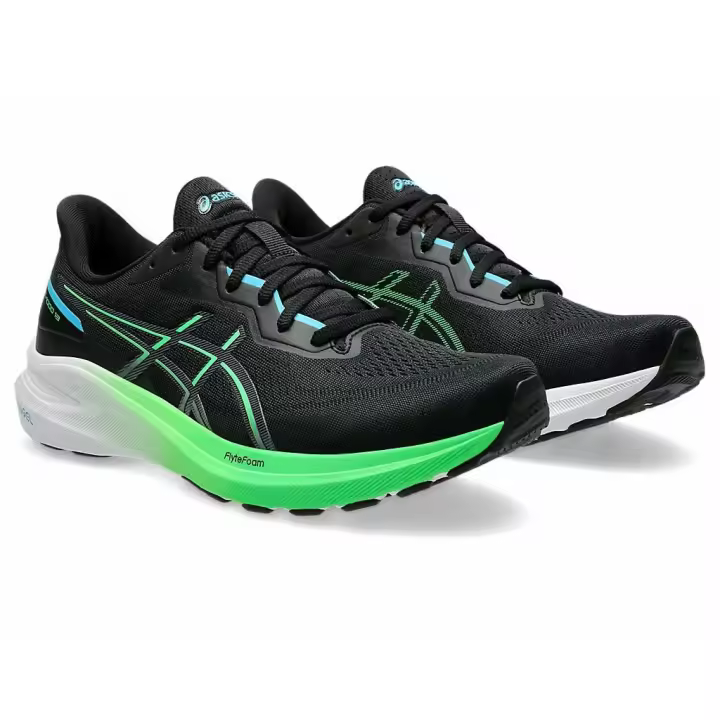 ASICS GT-1000 13 BLACK/DIGITAL AQUA 1011B858 001 ZAPATILLAS HOMBRE RUNNING - 1
