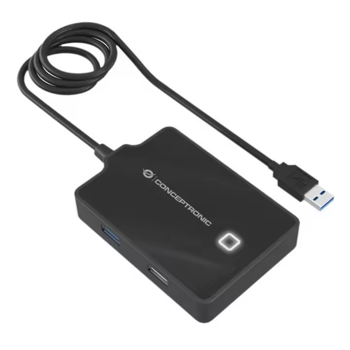 Conceptronic hubbies10b hub usb 3.0 3xusb 2.0 1xusb 3.0 - 1
