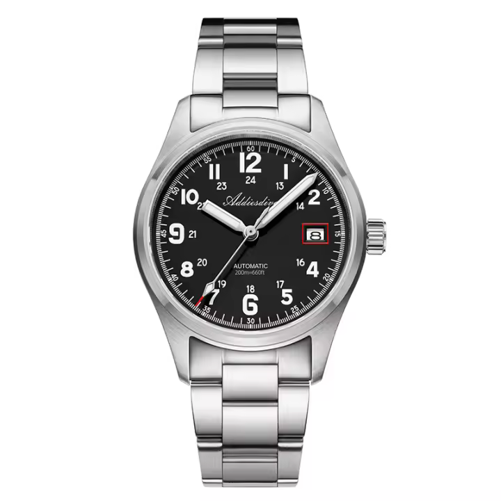 Reloj Mecánico Para Hombre ADDIESDIVE AD2070 Cristal De Zafiro Resistente a 20 Baras Luminoso Super Luminoso Acero Inoxidable Deportivo Para Buceo - 1
