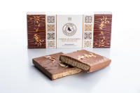 El Toro - Tableta de Turrón de Polvorón Cobertura de chocolate praliné - 240 gramos - Pastelería y Dulces Galicia - Productos artesanos - details 1