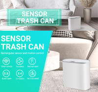 Basurero Automático De Baño Con Tapa Sensación De Movimiento Impermeable Delgado Para Cocina Y Dormitorio Pequeño - details 0