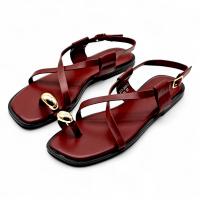 Calzados soraia, Sandalias Planas de Mujer con anillo dorado y Detalles Metálicos, Estilo Minimalista con Tira Dedo, Diseño Elegante para Verano, Perfectas para Playa, Paseos o Eventos Casuales ✅ Entrega 24/72h a España (península) Playa Metal Playa Playa - details 10