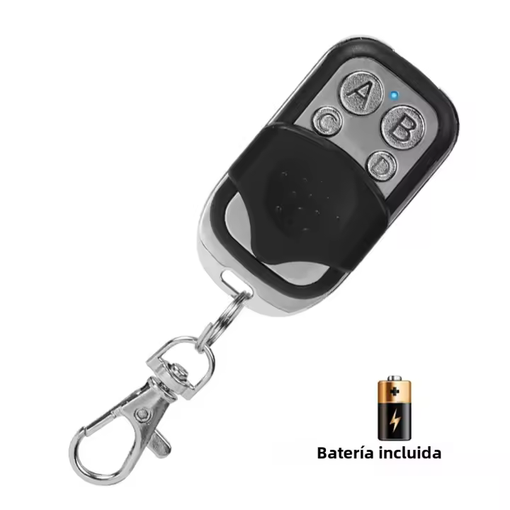 Duplicador De Llaves Remotas 433.92MHz 4CH Para Puerta De Garage Y Portón Con Batería 12V 27A Control Remoto Universal - 1