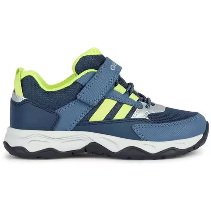 Zapatillas Geox Calco Niño Navy/Amarillo - 1