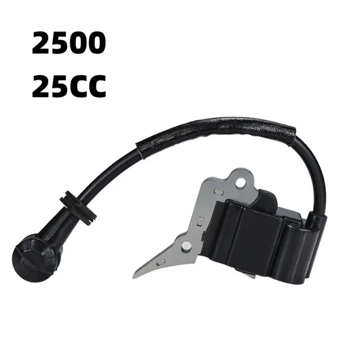 Allsome New 2500 Cadena De Acierto Ignición Bobina De Alta Presión Pack 25cc Cadena De Alta Presión Pack Bobina De Potencia - 1