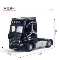 Modelo De Camión Mercedes-Benz ACIROS 1:24 En Aleación De Metal Simulación Alta Con Sonido Y Luz Juguete De Colección Para Niños - details 12