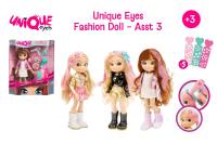 Unique Eyes Wow Hair Muñeca con mirada mágica y larga melena con accesorios de peluquería y plantillas para decorar su pelo - Giochi Preziosi MYM08000 - details 6