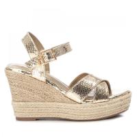 XTI BASIC 142750 Sandalias plataforma mujer 32298 24V SANDALIA CUÑA YUTE ORO - details 3