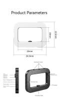 Luz De Auto Fotografía Con Bluetooth Y Recarga Para Selfie Tri-color Ajustable Iluminación De Anillo Para Cages De Conejos - details 15