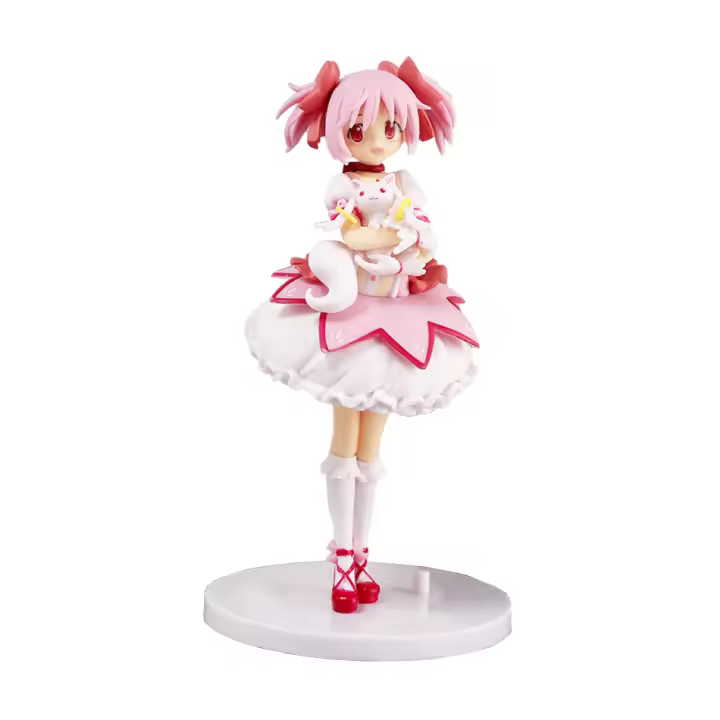 Figura De Acción Puella Magi Madoka Magica Kaname Madoka 18cm Muñeca De Modelos De Magia Decorativa Para Regalo De Navidad - 1