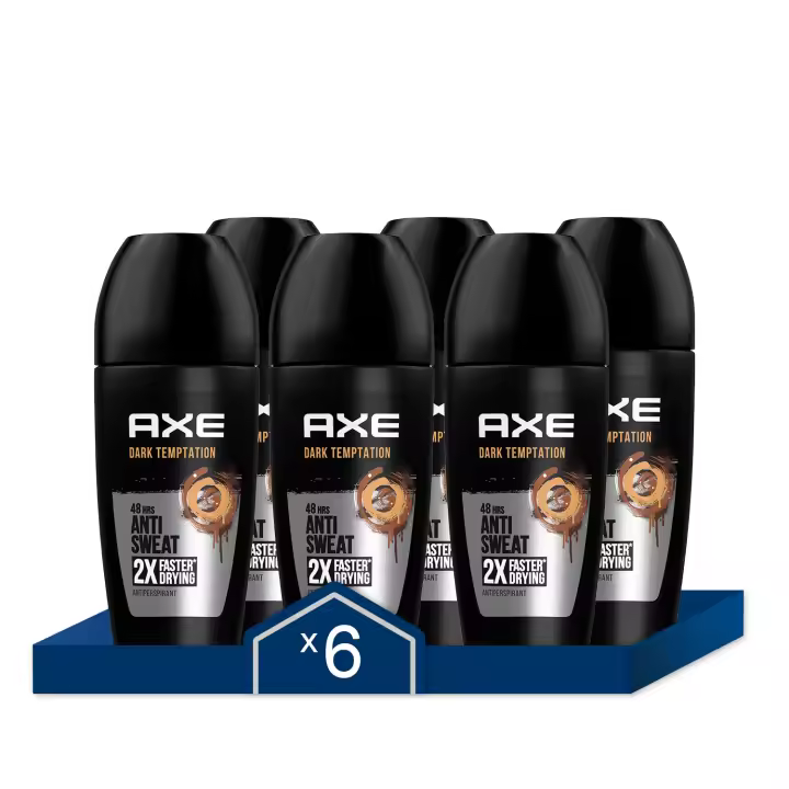 Axe Desodorante Roll On Dark Temptation 50ml - Pack de 6 - 1