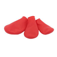 4Pcs/set Calcetines De Goma Impermeables Para Perros Chihuahua Accesorios Portátiles Para Mascotas Calzado De Exterior Para Verano Tamaño Adecuado Para Pequeños Perros - details 14