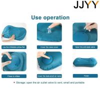 JJYY Almohada De Viaje Inflable Para Avión Y Coche Almohada Plegable Tipo Cama Cojín De Cuello Almohadas De down 100% Fibra De Bambú - details 3