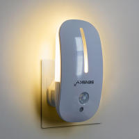 Luz Nocturna LED Sensky Con Sensor De Movimiento Amigable Para Los Ojos Diseño Frontal De Bajo Brillo Y Trasero De Alta Brillo Para Baño Pasillo - details 0