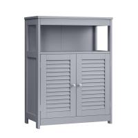 Armario de baño con 2 puertas estilo persiana, organizador versátil, diseño rústico, cocina, dormitorio y salón - details 16
