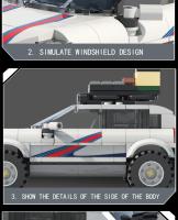 Bloques De Construcción De Vehículo De Off-Road Para Ciudad 406PCS Juguete Educativo DIY Para Niños Modelo De Carrera Regalos De Fiestas Y Navidad - details 6