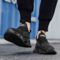 Zapatillas De Deporte Para Hombre YRZL Suela De Goma Transpirables Ligeros Zapatillas De Correr Negro Tenis De Caminar Aire Mesh Antideslizantes Para Verano - details 11