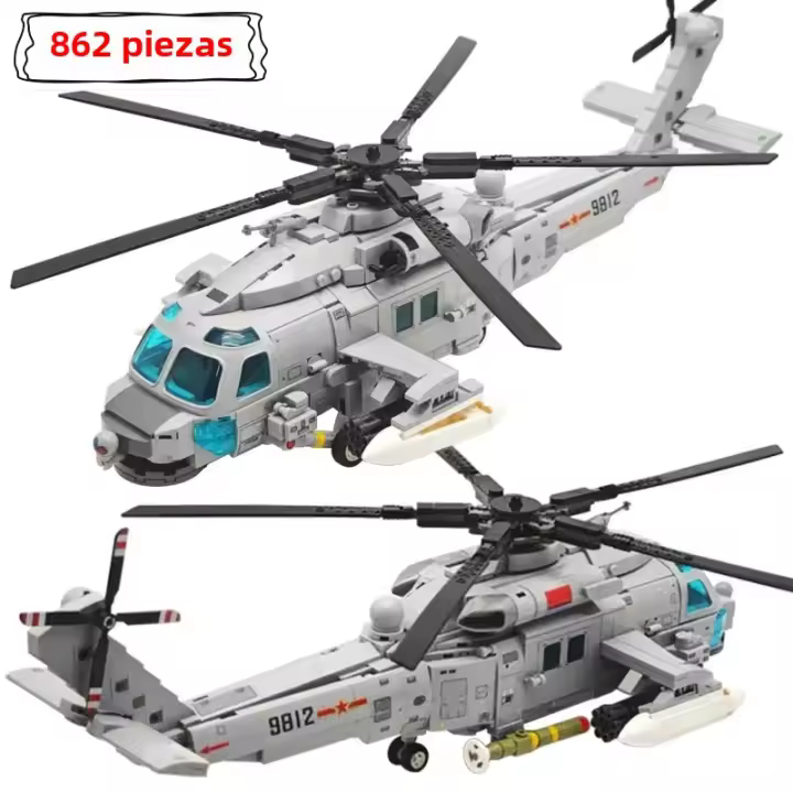 SEMBO SWAT Helicóptero Técnico De Policiales Bloques De Construcción Militar Kit STEM DIY Para Niños Y Adultos - 1