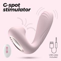 ESTIMULADOR CON MANDO INALÁMBRICO VIBRADOR MODELO POOKIE+ CRUSHIOUS COLOR ROSA JUGUETES SEXUALES - details 0