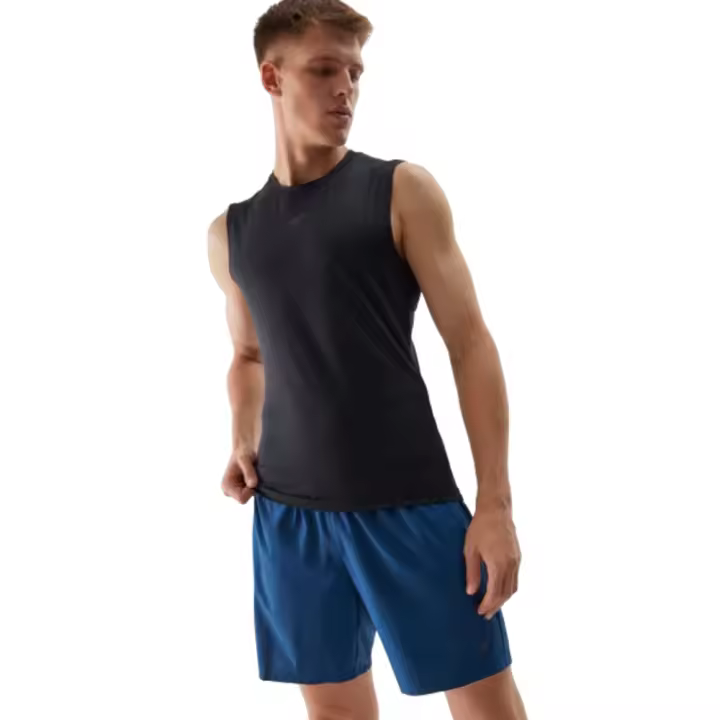 PANTALON CORTO ENTRENAMIENTO HOMBRE 4F. AZUL MARINO TFSHM574 - 1