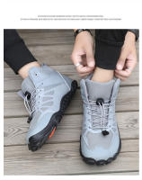 Zapatos De Senderismo Impermeables Para Hombres Botas De Trekk Ingles Casuales De Verano Y Otoño Para Escalada Y Senderismo Con Cubierta Del Tobillo Material De Suela De Goma Talla Verdadera - details 11