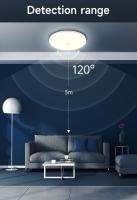 Lámpara De Techo LED Con Sensor De Movimiento Luz Nocturna Inteligente IP44 Impermeable Iluminación Para Entrada Balcón Corredor Estilo Moderno Color Blanco Cálido / Frío - details 5