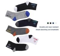 Calcetines Deportivos Para Hombre Absorbentes De Sudor Transpirables Delgados Y Comodidad Media Tube Para Baloncesto Y Verano - details 3
