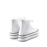 MODELISA Zapatilla De Polipiel Plataforma Cordón Estilo Casual Mujer - details 3