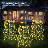 Luces De Árbol De Sauce Solar Para Exterior Con 200 LED 8 Modos De Iluminación IP65 Impermeables Para Jardín Terraza Camino Decoración Navideña - details 6