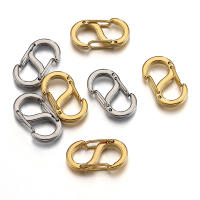 4pcs Cerraduras De Langosta De Acero Inoxidable Color Oro Con Forma S De Conector Y Hebilla Para Joyería Y Encadenados - details 5