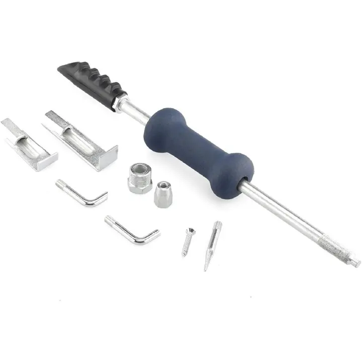 JOMAFA - KIT MARTILLO DESLIZANTE SACABOLLOS ABOLLADURAS Y TORNILLOS ATASCADOS  9 PIEZAS - 5426 - 1