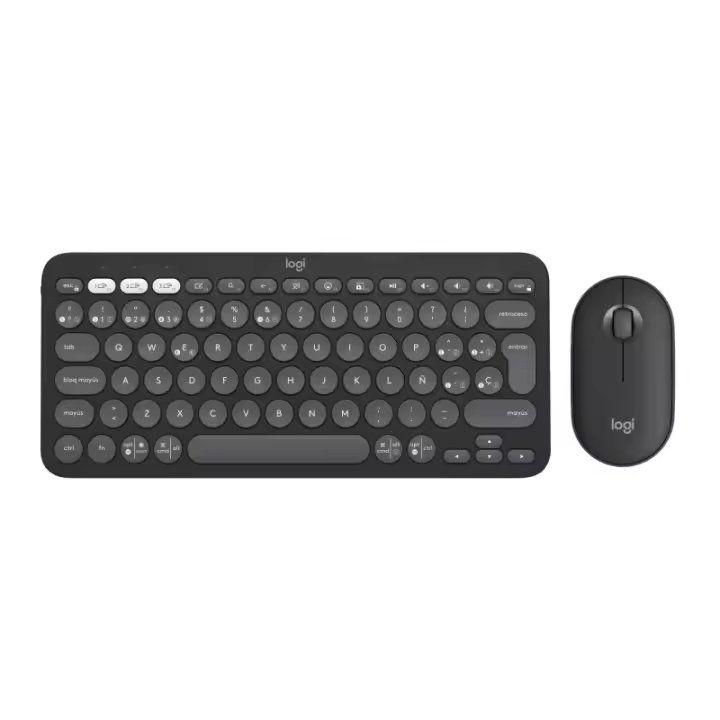 Logitech - 920-012227 teclado Ratón incluido Universal RF Wireless + Bluetooth QWERTY Español Grafito 920-012227 - 1
