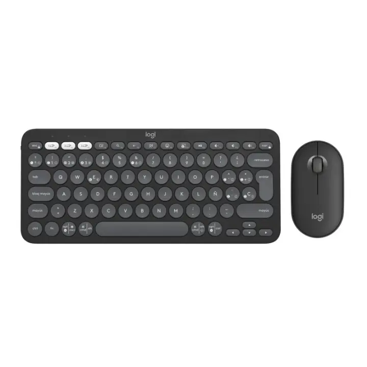 Logitech - 920-012227 teclado Ratón incluido Universal RF Wireless + Bluetooth QWERTY Español Grafito 920-012227 - 1