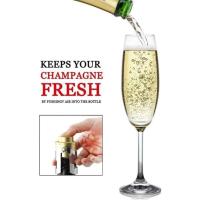 Tapa De Vino De Acero Inoxidable Para Botella Espumosa Champagne Con Bomba De Presión Integrada Y Sellado a Vacío Color Oro - details 4