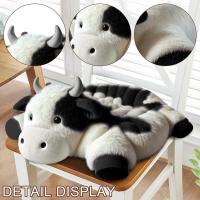 Cojín De Silla De Peluche De Forma De Vaca Para Mascotas Gatos Y Perros Almohadas De Decoración Para Habitación Suministros Para Mascotas Cómodo Y Transpirable - details 6