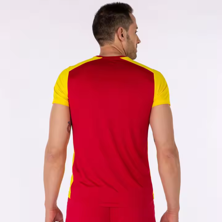 Camiseta Joma Record Ii Rojo Amarillo Running T Shirt 102223-609 - 1