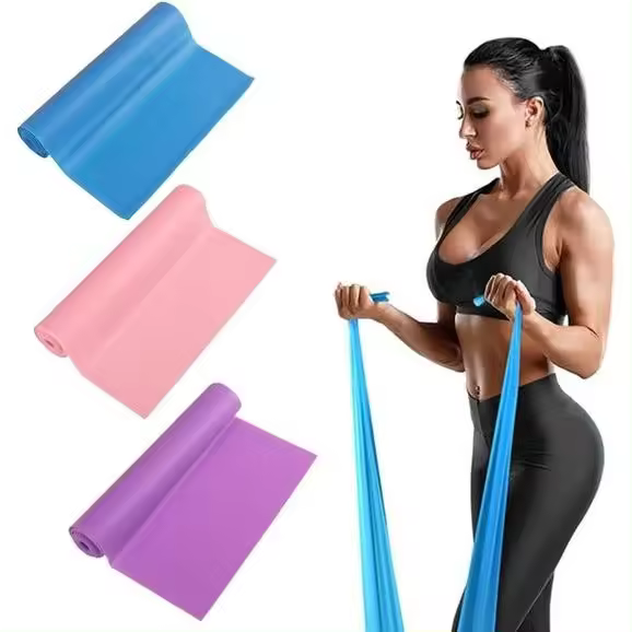 3 piezasBandas de resistenciaBandas de ejercicio para entrenamiento, fisioterapia, estiramientos, recuperación, pilates, rehabilitación y yoga.bandas de ejercicio de siliconaResistencia con diferentes intensidadespara entrenamientos de cuerpo completo - 1