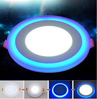 Lámpara Panel LED De Techo Revestido 6W 9W 16W 24W Luz Baja Azul Y Blanco Para Decoración Del Hogar Redonda Y Cuadrada - details 2