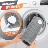 Almohadilla Caliente De 58x29CM Con 9 Niveles De Temperatura Constante 4 Modos De Uso Tiempo Cálido Para Piernas Abdomen Manos Sillín Térmico Para Relajación Corporal - details 4