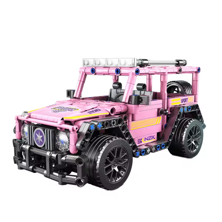 Juego De Construcción De Coche Off-Road Técnico Para Adultos Coleccionistas Juguete Deportivo Con Retroceso DIY Kit Para Niños Regalo De Navidad - 1