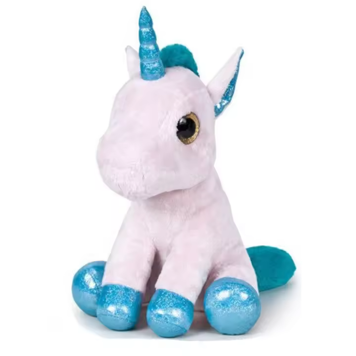 PELUCHE UNICORNIO COLOR ROSA SENTADO 25 CM, 760016367, PLAY BY PLAY, TIENDA CON LICENCIA OFICIAL - 1