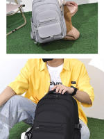 Mochila Oxford multicapa impermeable y elegante, mochila de gran capacidad para estudiantes, viaje Simple, fuera de la ciudad - details 13