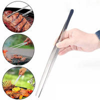Pinzas De Barbacoa Multifuncionales Acero Inoxidable Pinzas De Alimentos Clip De Cocina Herramientas De BBQ Churrasco Tweezers Para Buffet - details 0